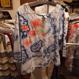 Beautiful decorative Talbots shirt